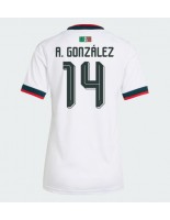 Mexiko Armando Gonzalez #14 Venkovní Dres pro Dámské MS 2026 Krátký Rukáv